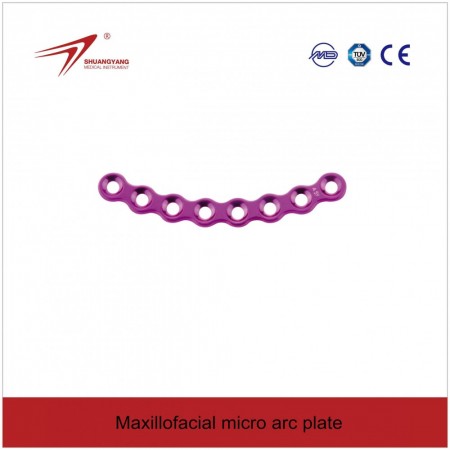 Maxillofacial Micro Arc Plate. თაღისებური ფირფიტა (ოვალური)